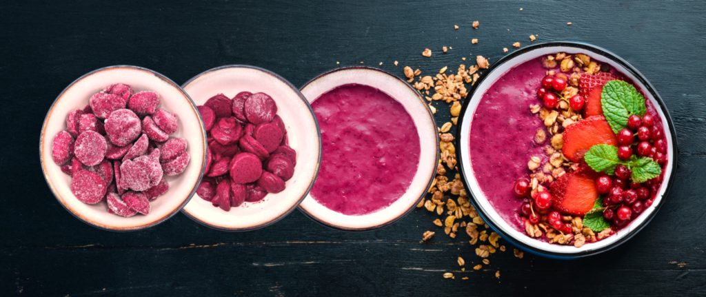 A nutritious smoothie bowl? Ready in 3, 2, 1 with Cube
